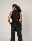 Black Sleeveless Shirt by Enhyphen