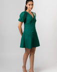 Emerald Bloom Mini Dress by Enhyphen The Label