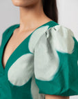 Emerald Bloom Mini Dress by Enhyphen The Label