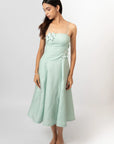 Mint Bloom Midi Dress by Enhyphen