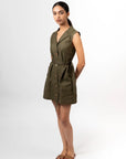Olive Green Utility Dress by Enhyphen