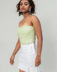 Pastel Green Tube Top by Enhyphen The Label