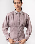 Purple Dove Blossom Shirt by Enhyphen