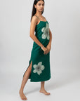Emerald Bloom Long Slip Dress by Enhyphen  The Label