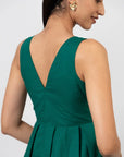 Emerald Bloom Midi Dress by Enhyphen