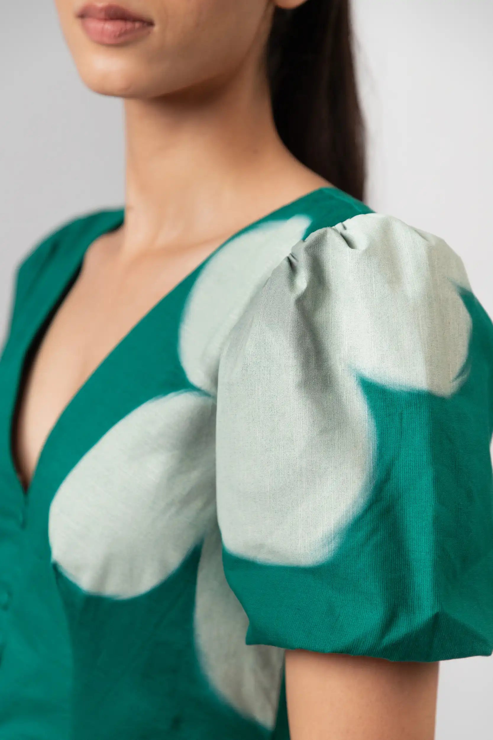 Emerald Bloom Mini Dress by Enhyphen The Label