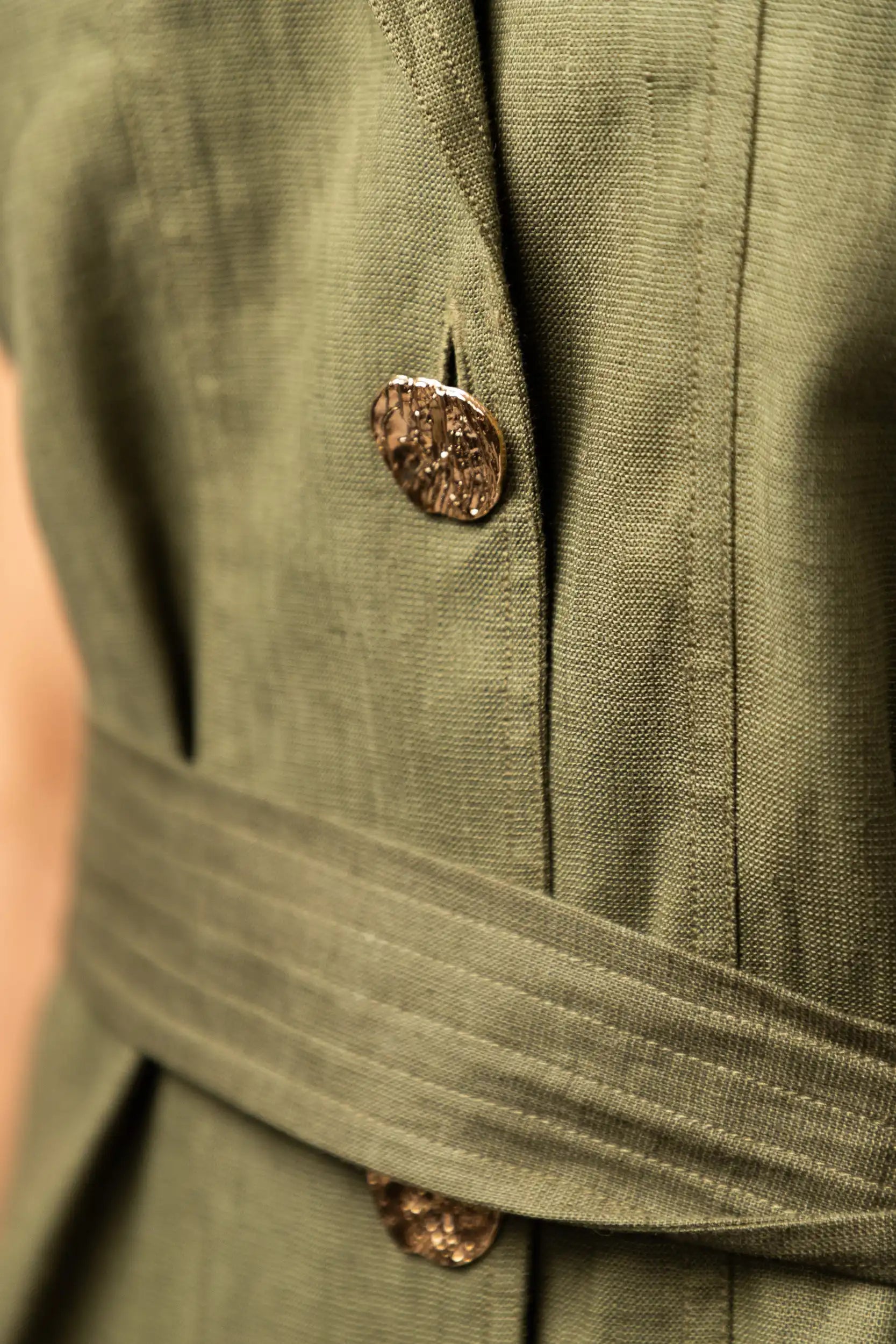 Olive Green Utility Dress by Enhyphen The Label