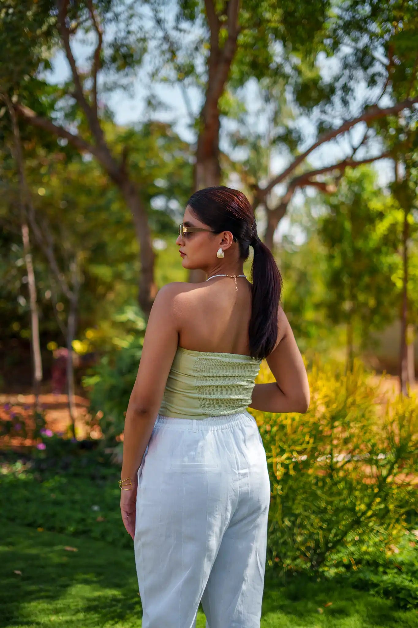 Pastel Green Tube Top by Enhyphen The Label