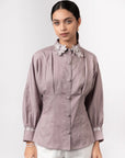 Purple Dove Blossom Shirt by Enhyphen The Label