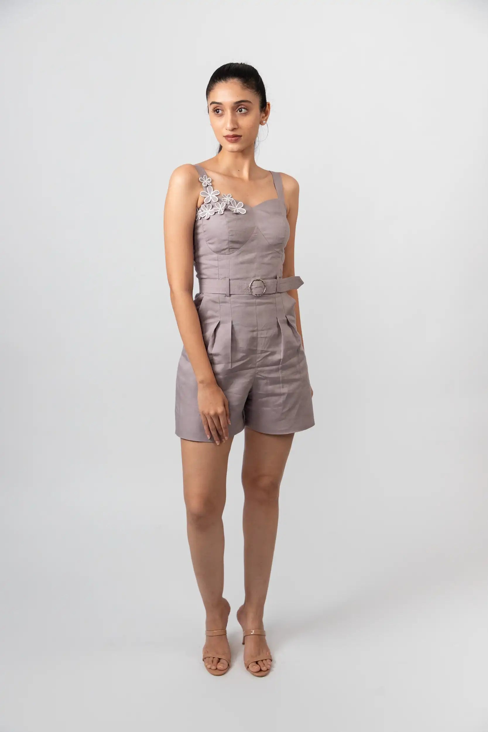 Purple Dove Playsuit by Enhyphen The Label