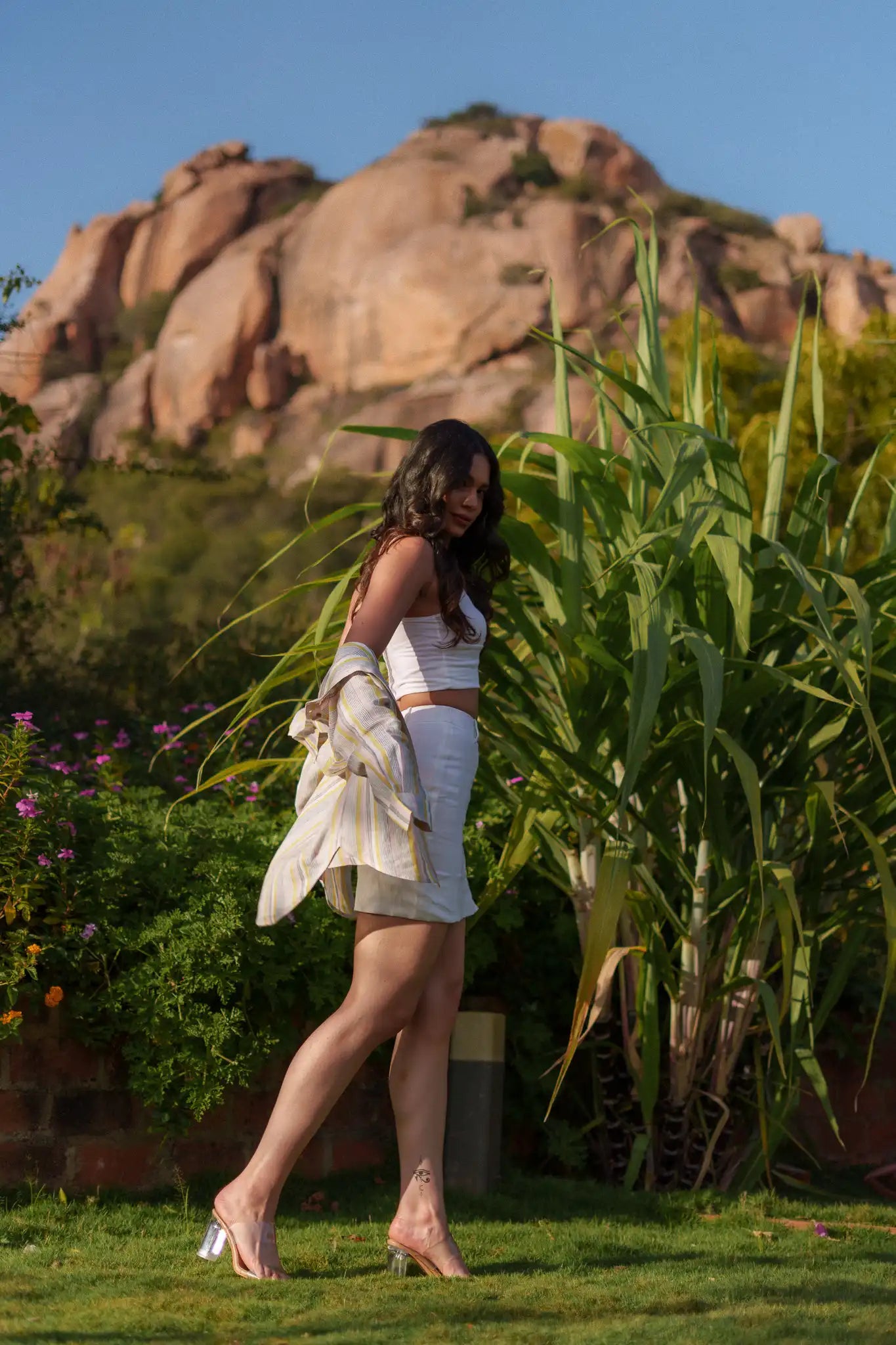 Striped Linen Shirt by Enhyphen