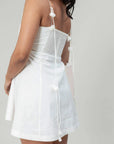 White Rose Mini Dress by Enhyphen The Label