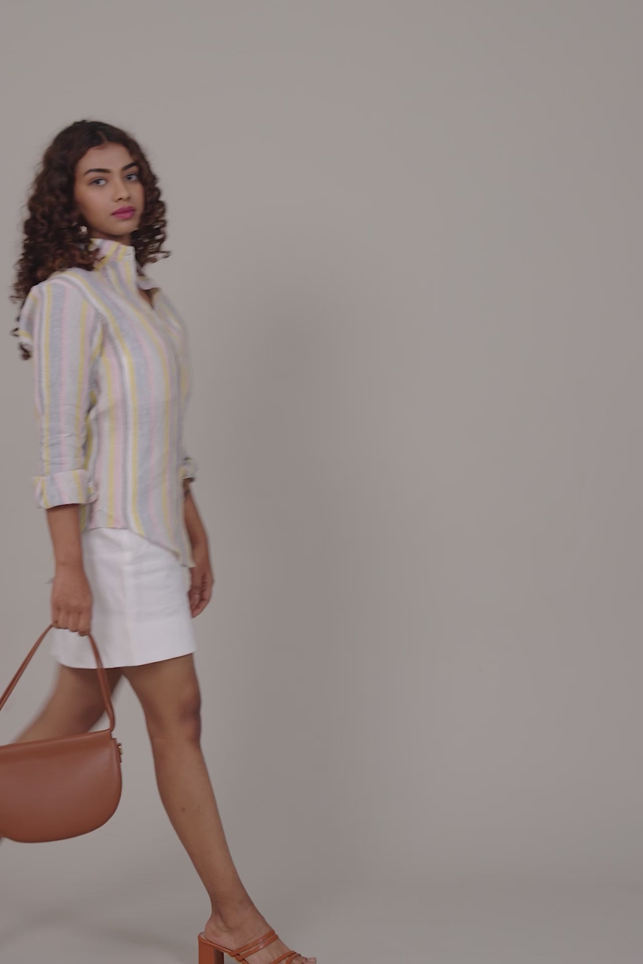 Striped Linen Shirt by Enhyphen